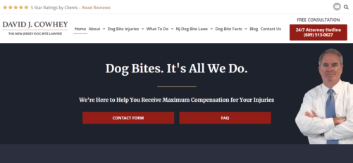NJ Dog Attorney home page