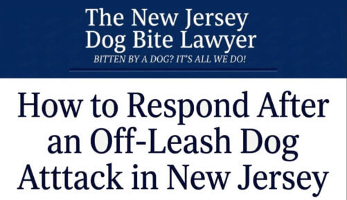 Off Leash Dog Attacks How to Respond in NJ